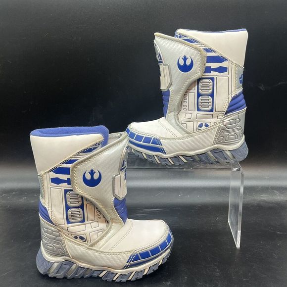 Star Wars Other - STAR WARS: R2D2 Kids Winter Snow Boots Size 7 with Light-up Soles